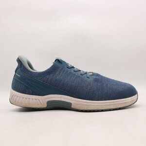 Orthofeet Yari Handsfree Knit Men's Size 13 2E Wide Blue Orthopedic Sneakers
